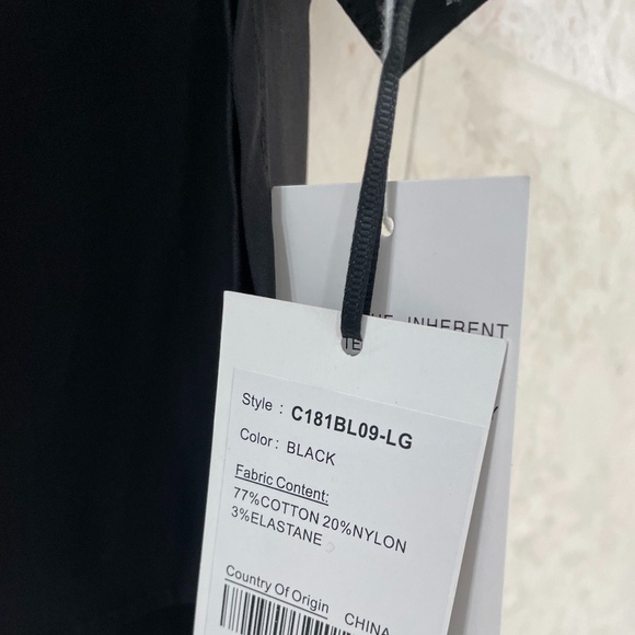 WORTH {L} Top Tunic Black 🆕 Long-Sleeved - Picture 4 of 16